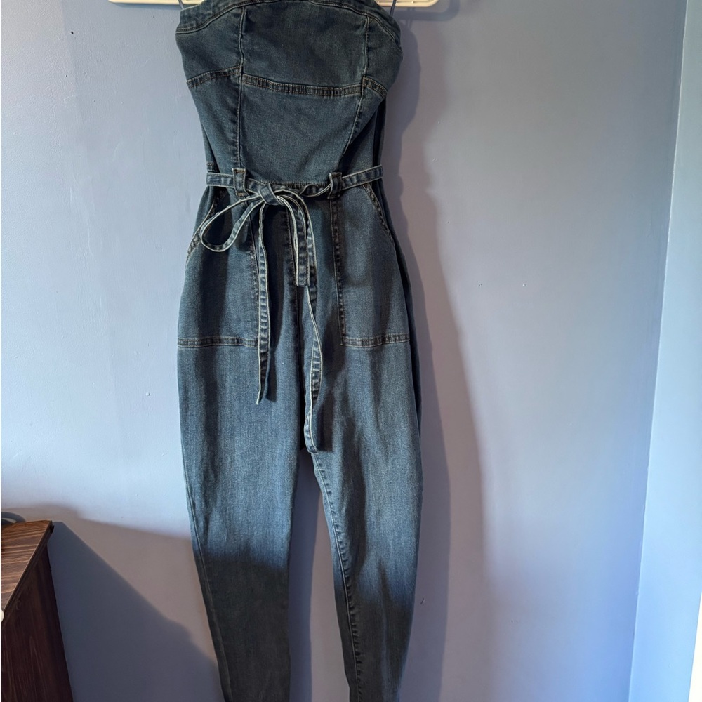 Women's Denim Jumpsuit